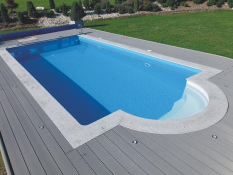 Cristal Grey Pool 10,0 x 5,0 m